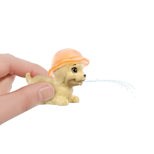 Фото - Меблі і будиночки для ляльки Barbie "Басейн для цуценят" з лялькою Barbie (JBF35)