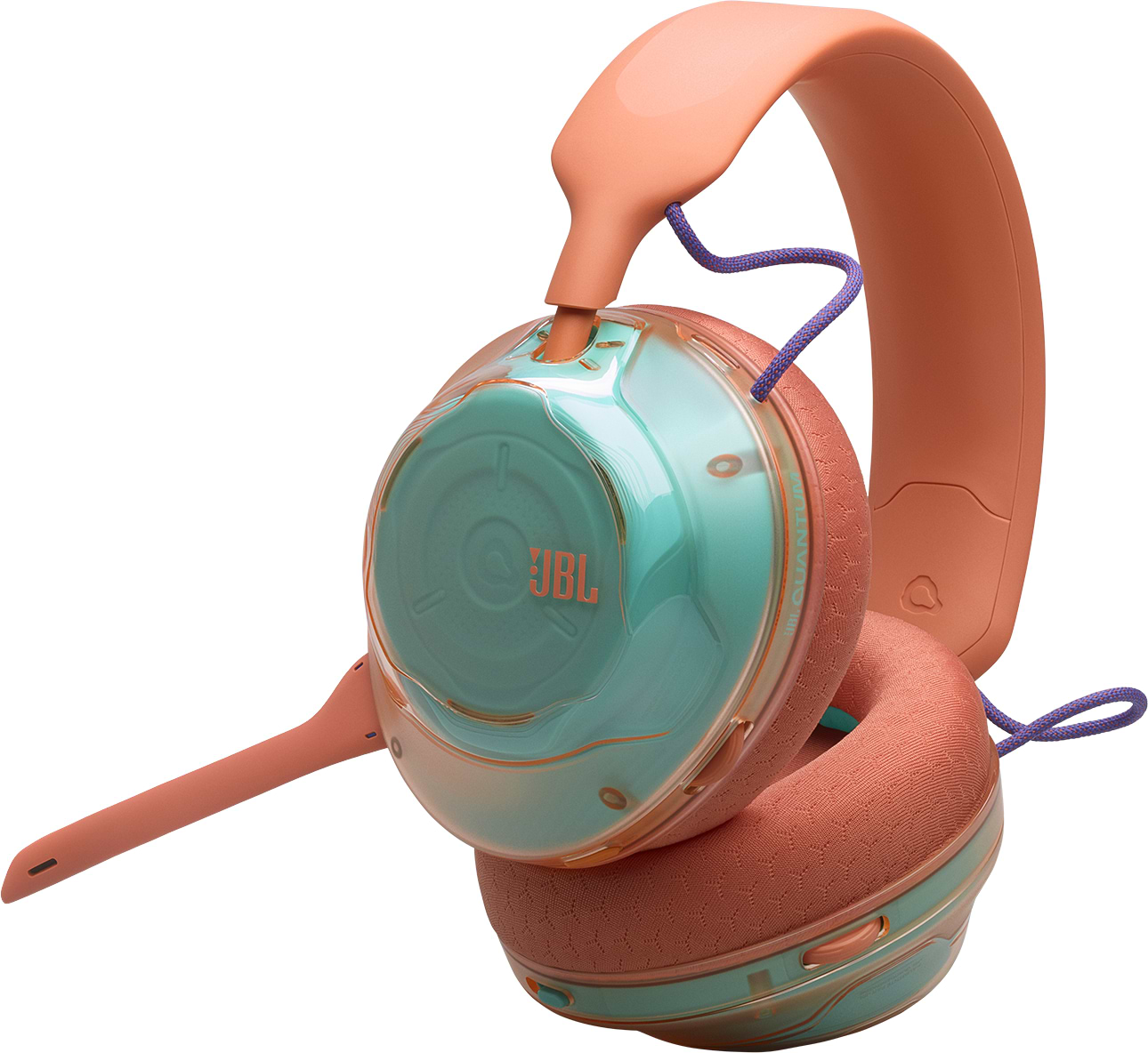 Гарнитура беспроводная игровая JBL Quantum 520 Coral (JBLQTUM520COR)