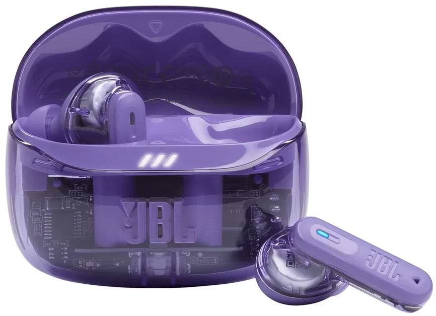 Навушники вкладиші бездротові TWS JBL Tune Beam 2 Ghost Purple (JBLTBEAM2GMAE)