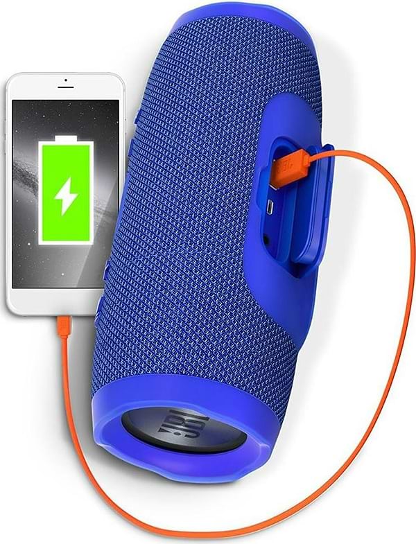 Фото - Портативная акустика JBL Charge 3 Blue (JBLCHARGE3BLUEEU)