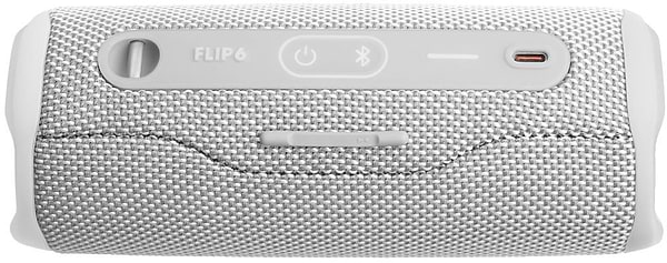 Фото - Портативна акустика JBL Flip 6 White (JBLFLIP6WHT)
