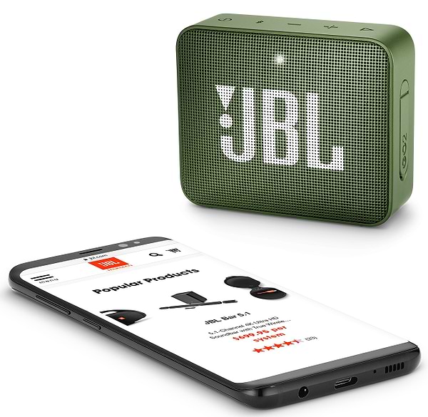 Фото - Портативная акустика JBL Go 2 Green (JBLGO2GRN)