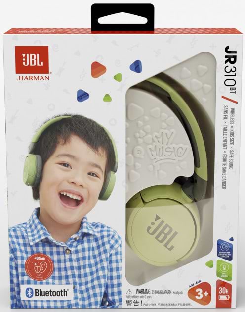 Фото - Навушники накладні бездротові JBL JR 310BT Green (JBLJR310BTGRN)