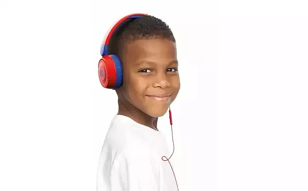 Фото - Уценка - Наушники накладные проводные JBL JR 310 Blue (JBLJR310BLU)