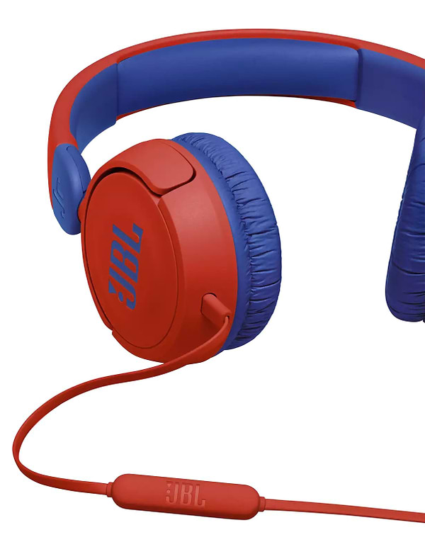 Фото - Наушники накладные проводные JBL JR 310 Red (JBLJR310RED)