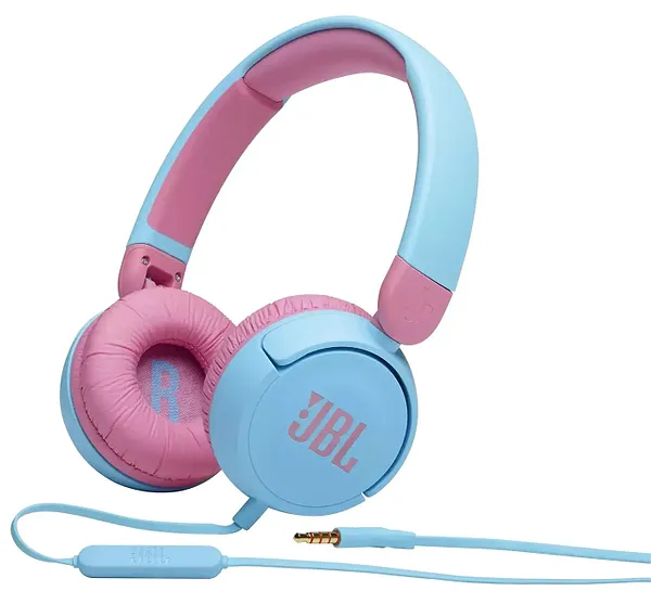 Фото - Уценка - Наушники накладные проводные JBL JR 310 Blue (JBLJR310BLU)