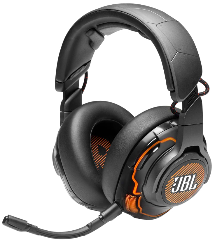 Гарнитура проводная игровая JBL Quantum One Black (JBLQUANTUMONEBLK) - Фото 1