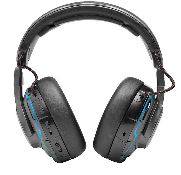 Фото - Гарнітура дротова ігрова JBL Quantum One Black (JBLQUANTUMONEBLK)