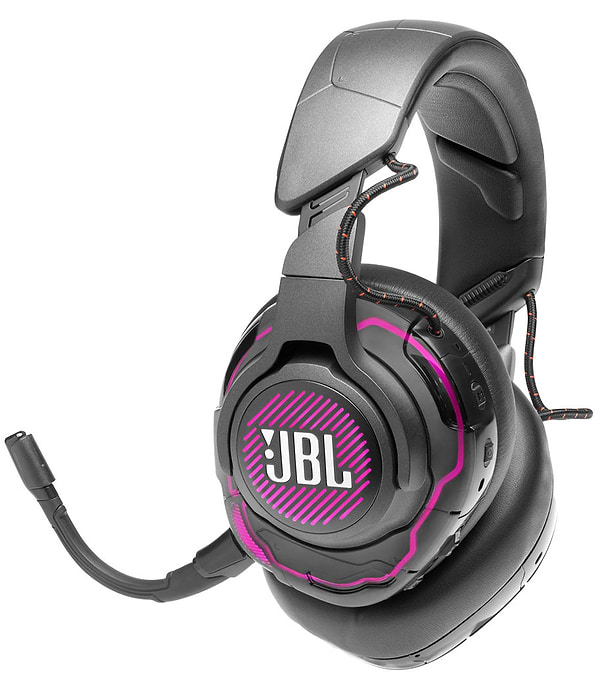 Фото - Гарнітура дротова ігрова JBL Quantum One Black (JBLQUANTUMONEBLK)
