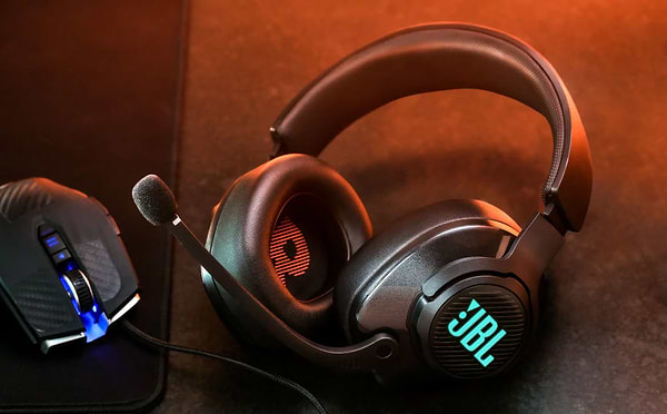Фото - Гарнитура проводная игровая JBL Quantum 400 Black (JBLQUANTUM400BLK)