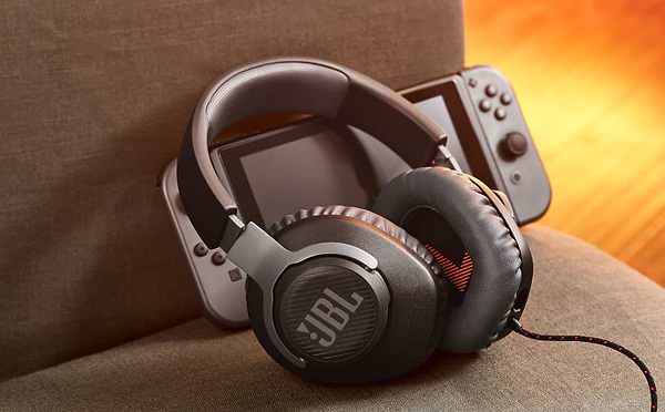 Фото - Уценка - Гарнитура проводная игровая JBL Quantum 100 Black (JBLQUANTUM100BLK)