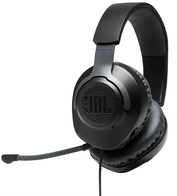 Фото - Уценка - Гарнитура проводная игровая JBL Quantum 100 Black (JBLQUANTUM100BLK)