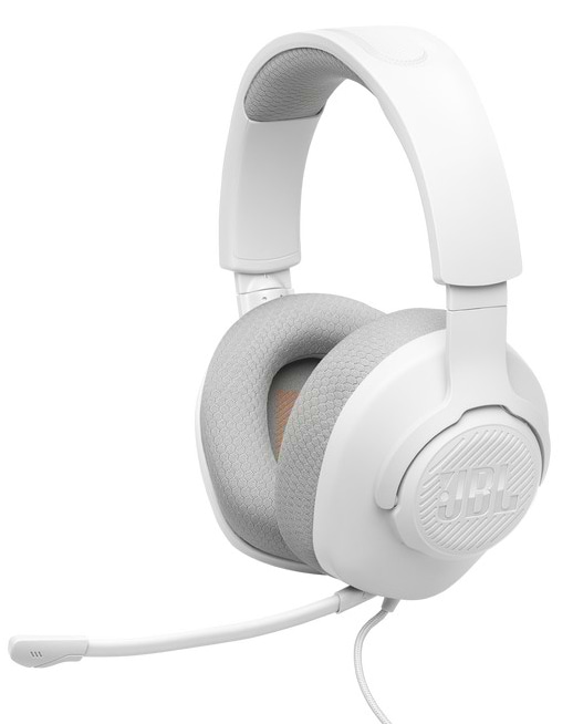 Фото - Гарнитура проводная игровая JBL Quantum 100M2 White (JBLQTUM100M2WHT)