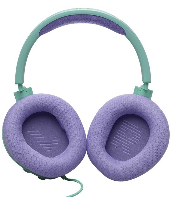 Фото - Гарнитура проводная игровая JBL Quantum 100M2 Cyan (JBLQTUM100M2CYN)