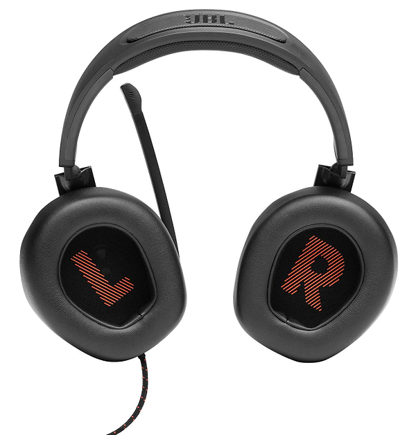 Фото - Гарнітура дротова ігрова JBL Quantum 200 Black (JBLQUANTUM200BLK)