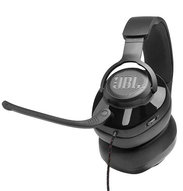 Фото - Гарнітура дротова ігрова JBL Quantum 200 Black (JBLQUANTUM200BLK)
