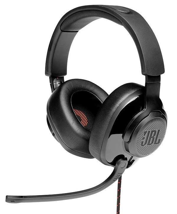 Фото - Гарнітура дротова ігрова JBL Quantum 200 Black (JBLQUANTUM200BLK)