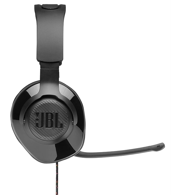 Фото - Гарнітура дротова ігрова JBL Quantum 200 Black (JBLQUANTUM200BLK)