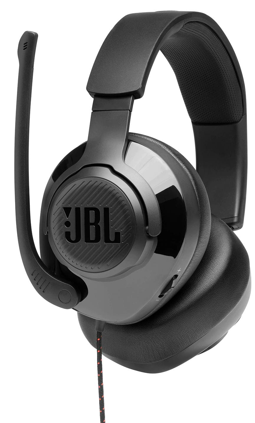 Гарнитура проводная игровая JBL Quantum 200 Black (JBLQUANTUM200BLK) - Фото 1
