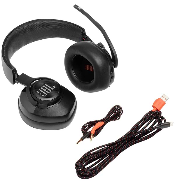 Фото - Гарнитура проводная игровая JBL Quantum 400 Black (JBLQUANTUM400BLK)