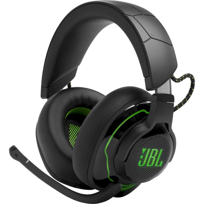 Гарнітура бездротова ігрова JBL Quantum 910X (JBLQ910XWLBLKGRN) - Фото 1