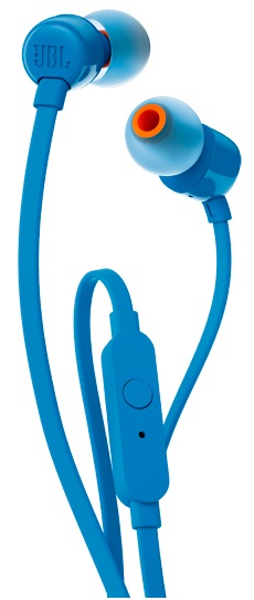 Фото - Наушники вкладыши JBL T110 Blue (JBLT110BLU)