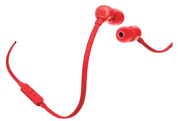 Фото - Навушники вкладиші JBL T110 Red (JBLT110RED)