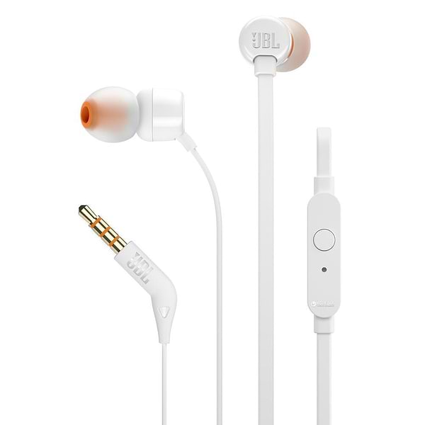Фото - Навушники вкладиші JBL T110 White (JBLT110WHT)
