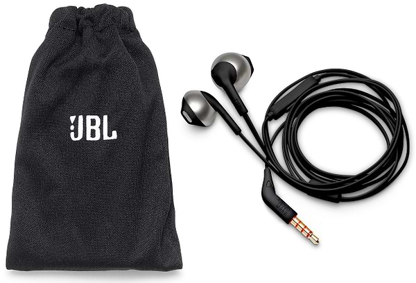 Фото - Навушники вкладиші JBL T205 Black (JBLT205BLK)