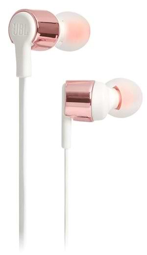 Навушники вкладиші дротові JBL T210 Rose Gold (JBLT210RGD)