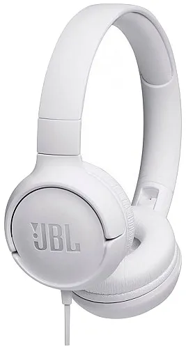 Навушники накладні дротові JBL T500 White (JBLT500WHT) - Фото 1