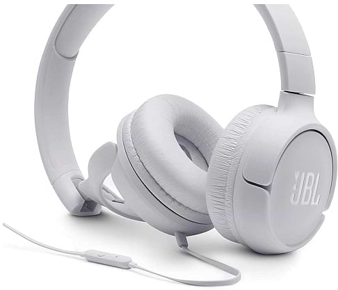 Фото - Уцінка - Навушники накладні дротові JBL T500 White (JBLT500WHT)