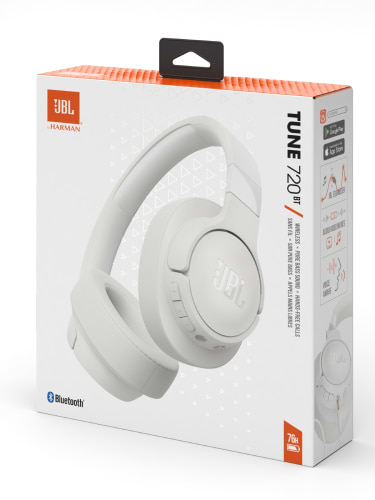 Фото - Навушники повнорозмірні бездротові JBL Tune 720BT White(JBLT720BTWHT)