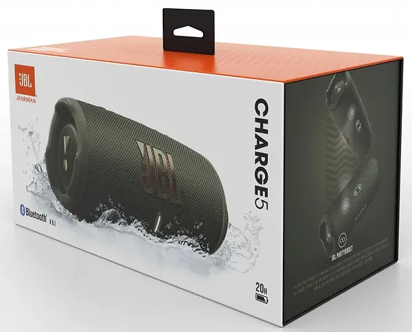 Фото - Портативная акустика JBL Charge 5 Green (JBLCHARGE5GRN)