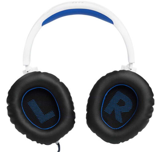 Фото - Гарнітура дротова ігрова JBL Quantum 100P Console White (JBLQ100PWHTBLU)