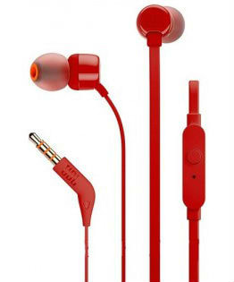 Фото - Навушники вкладиші JBL T110 Red (JBLT110RED)