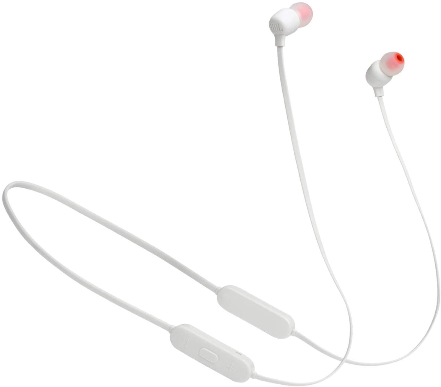 Навушники вкладиші бездротові JBL JBLT125BTWHT - Фото 1