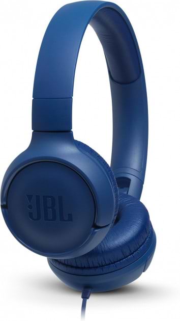 Фото - Навушники накладні дротові JBL T500 Blue (JBLT500BLU)