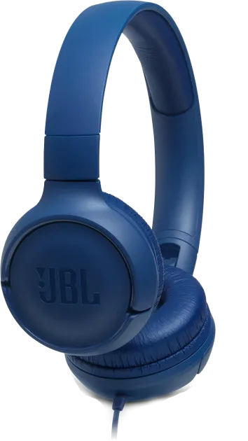 Наушники накладные проводные JBL T500 Blue (JBLT500BLU)