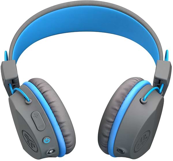 Фото - Наушники накладные беспроводные JLab JBuddies Studio Kids Wireless Grey/Blue (IEUHBSTUDIORGRYBLU4)
