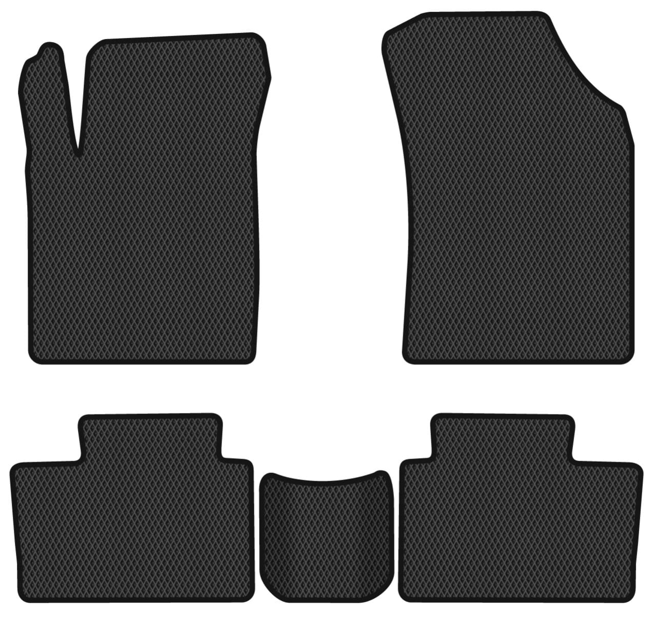 EVA килимки в салон авто EVAtech для iEV7S JAC 2018 1 покоління SUV China JC1610CV5RBB