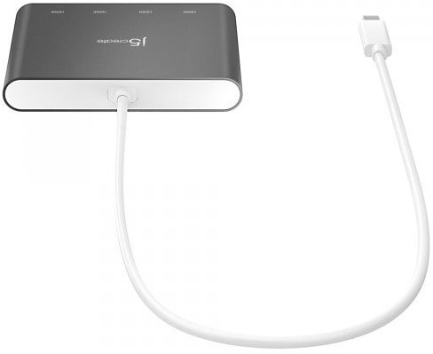 Фото - Переходник Mini Display Port-HDMI J5create USB-C на 4 HDMI (JCA366-N)