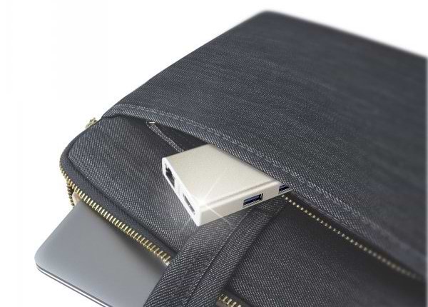 Фото - Хаб USB J5create USB-C 5-в-1 Silver (JCA374-N)