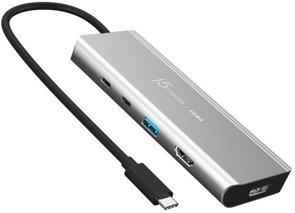 Хаб USB J5create 7-в-1 Silver (JCD401-N)