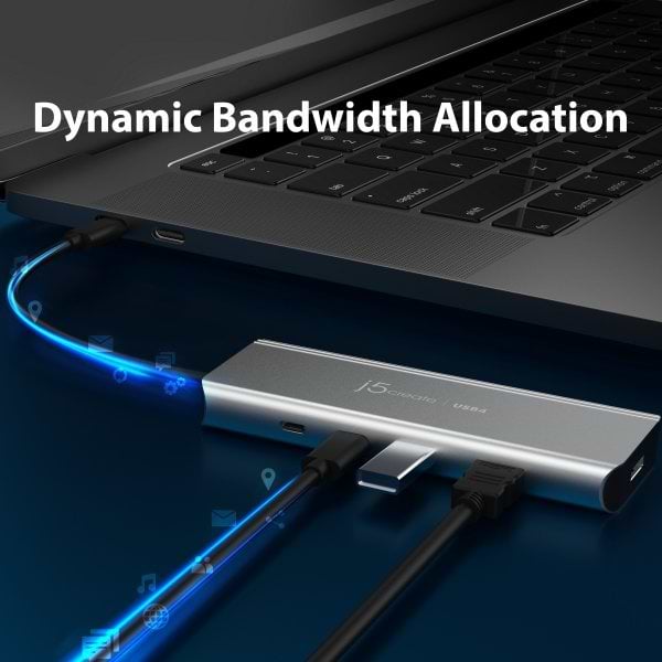 Фото - Хаб USB J5create 7-в-1 Silver (JCD401-N)