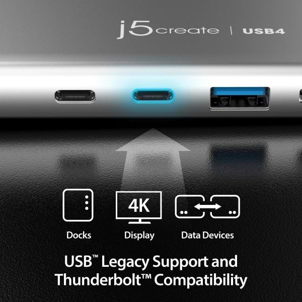 Фото - Хаб USB J5create 7-в-1 Silver (JCD401-N)