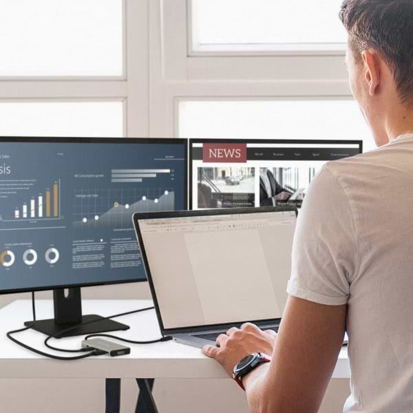 Фото - Хаб USB J5create 7-в-1 Silver (JCD401-N)