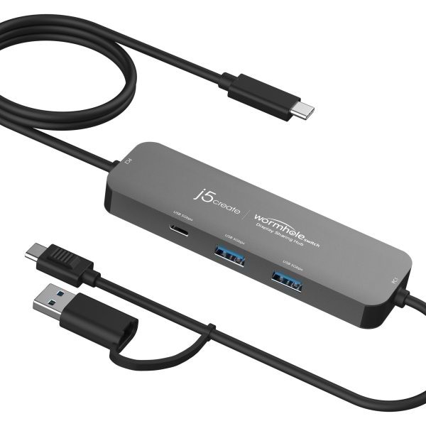Фото - Хаб USB J5create 2-USB-A/1 USB-C (JCH462-N)