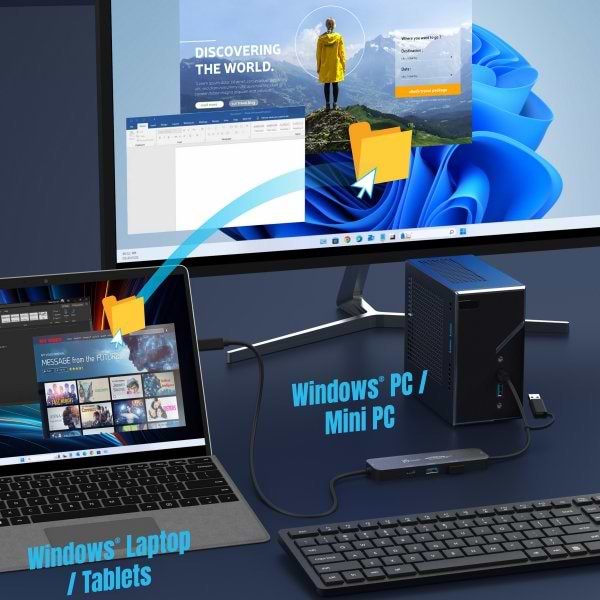 Фото - Хаб USB J5create 2-USB-A/1 USB-C (JCH462-N)