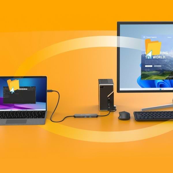 Фото - Хаб USB J5create 2-USB-A/1 USB-C (JCH462-N)